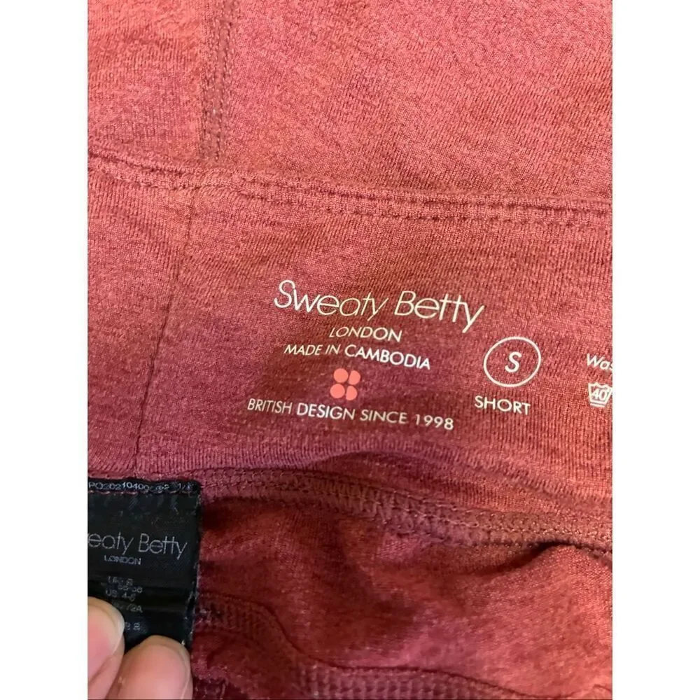 Sweaty Betty Pull-up Joggers in Rust Size S